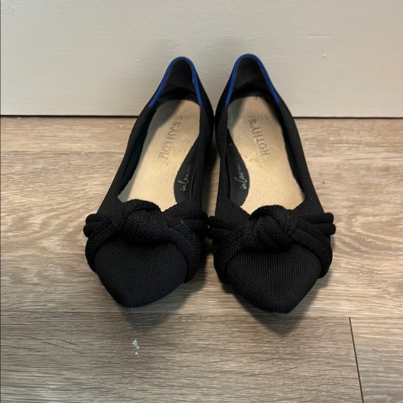 ROTHY'S The Knot Point II, Black, Size 7.5 - Picture 3 of 12